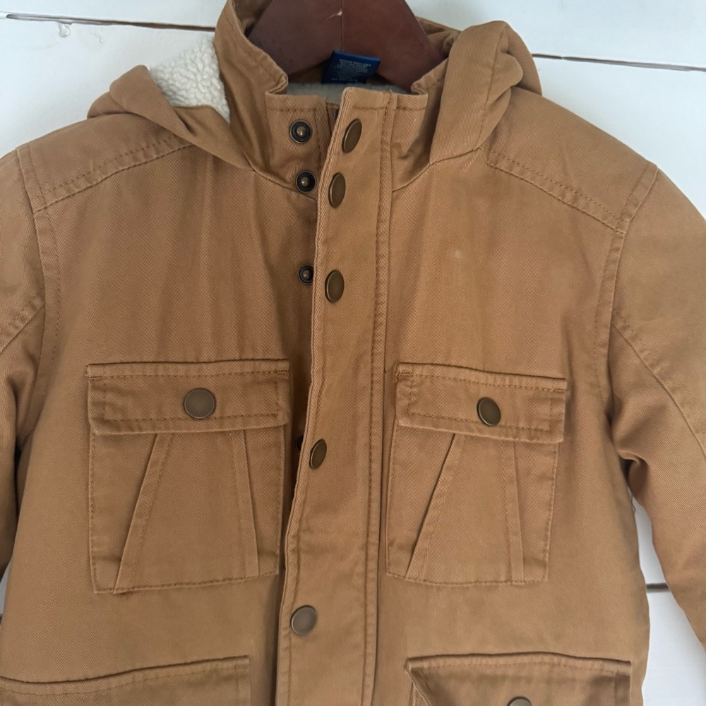 Arizona Jean Co kids’ fleece lined barn coat. Size: 4/5. - Picture 3 of 10